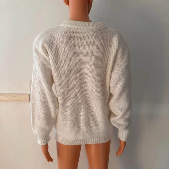 Vintage Mizaro Sara Sweater Grannycore Cottagecore 1980s 1990s Cardigan Floral - Picture 12 of 15